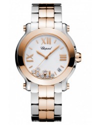 Chopard Happy Diamonds  Quartz Women's Watch, Stainless Steel, White Dial, 278488-9002