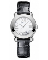 Chopard Happy Diamonds  Quartz Women's Watch, Stainless Steel, White Dial, 278509-3001