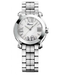 Chopard Happy Sport  Quartz Women's Watch, Stainless Steel, Mother Of Pearl Dial, 278509-3006