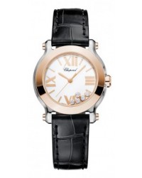 Chopard Happy Diamonds  Quartz Women's Watch, Stainless Steel, White Dial, 278509-6001