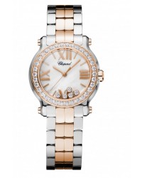 Chopard Happy Diamonds  Quartz Women's Watch, Stainless Steel, Mother Of Pearl Dial, 278509-6005