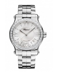 Chopard Happy Diamonds  Automatic Women's Watch, Stainless Steel, Silver Dial, 278559-3004