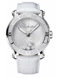 Chopard Happy Diamonds  Quartz Women's Watch, Stainless Steel, White Dial, 288525-3003