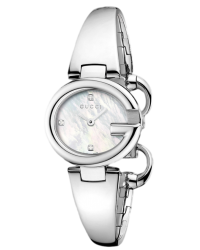 Gucci Guccissima  Quartz Women's Watch, Stainless Steel, Silver Dial, YA134504