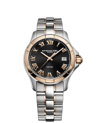 Raymond Weil Parsifal  Automatic Men's Watch, 18K Rose Gold, Black Dial, 2970-SG5-00208