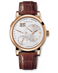 A. Lange & Sohne Lange 1  Automatic Men's Watch, 18K Rose Gold, Silver Dial, 320.032