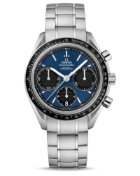Omega Speedmaster  Chronograph Automatic Men's Watch, Stainless Steel, Blue Dial, 326.30.40.50.03.001