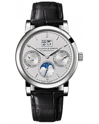 A. Lange & Sohne Saxonia  Automatic Men's Watch, Platinum, Silver Dial, 330.025