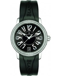 Blancpain Leman  Automatic Women's Watch, Stainless Steel, Black Dial, 3300-4530-64B