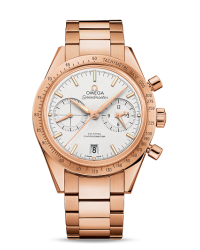Omega Speedmaster  Chronograph Automatic Men's Watch, 18K Rose Gold, Silver Dial, 331.50.42.51.02.002