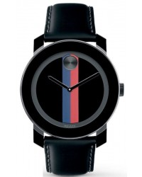 Movado Bold  Quartz Men's Watch, Composite Material, Black Dial, 3600224