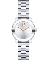 Movado Bold  Quartz Women's Watch, Stainless Steel, Silver Dial, 3600234