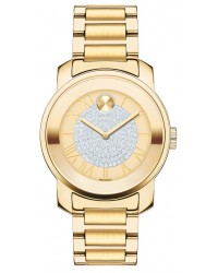 Movado Bold  Quartz Women's Watch, Gold Tone, Gold Dial, 3600255