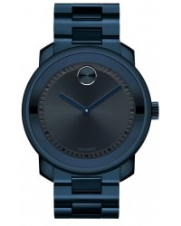 Movado Bold  Quartz Men's Watch, Stainless Steel, Black Dial, 3600296
