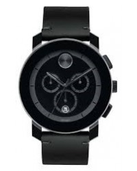 Movado Bold  Quartz Men's Watch, Stainless Steel, Black Dial, 3600337