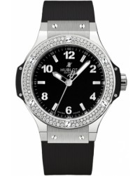 Hublot Big Bang 38mm  Quartz Women's Watch, Stainless Steel, Black Dial, 361.SX.1270.RX.1104