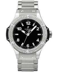 Hublot Big Bang 38mm  Quartz Women's Watch, Stainless Steel, Black Dial, 361.SX.1270.SX.1104