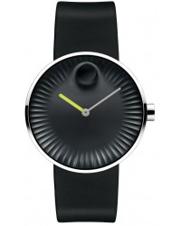 Movado Edge  Quartz Men's Watch, Stainless Steel, Black Dial, 3680003