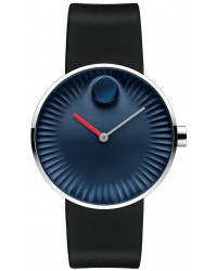 Movado Edge  Quartz Men's Watch, Stainless Steel, Blue Dial, 3680004