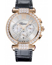 Chopard Imperiale  Chronograph Automatic Women's Watch, 18K Rose Gold, Silver Dial, 384211-5003