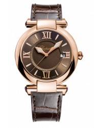 Chopard Imperiale  Quartz Women's Watch, 18K Rose Gold, Brown Dial, 384221-5009