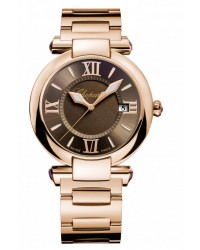 Chopard Imperiale  Quartz Women's Watch, 18K Rose Gold, Brown Dial, 384221-5010