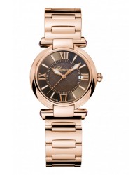 Chopard Imperiale  Quartz Women's Watch, 18K Rose Gold, Brown Dial, 384238-5006