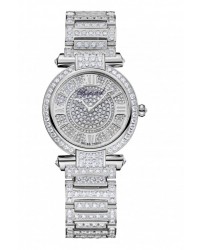 Chopard Imperiale  Quartz Women's Watch, 18K White Gold, Diamond Pave Dial, 384280-1002