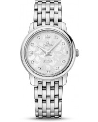 Omega De Ville  Quartz Women's Watch, Stainless Steel, Silver Dial, 424.10.27.60.52.001