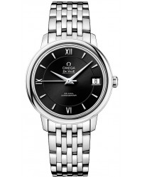 Omega De Ville  Quartz Women's Watch, Stainless Steel, Black Dial, 424.10.33.20.01.001