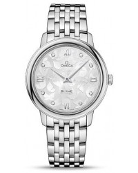 Omega De Ville  Quartz Women's Watch, Stainless Steel, Silver Dial, 424.10.33.60.52.001