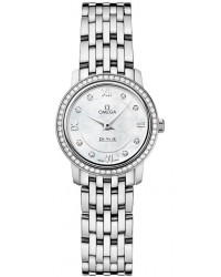 Omega De Ville  Quartz Women's Watch, Stainless Steel, Silver Dial, 424.15.24.60.55.001