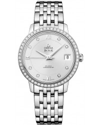 Omega De Ville  Automatic Women's Watch, Stainless Steel, Silver Dial, 424.15.33.20.52.001