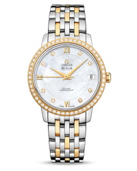 Omega De Ville  Automatic Women's Watch, Stainless Steel, Mother Of Pearl Dial, 424.25.33.20.55.001