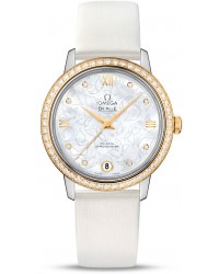 Omega De Ville  Automatic Women's Watch, Steel & 18K Yellow Gold, Silver Dial, 424.27.33.20.55.002