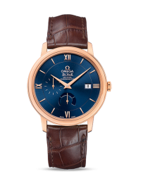 Omega De Ville  Automatic Men's Watch, 18K Rose Gold, Blue Dial, 424.53.40.21.03.002