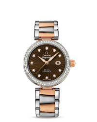 Omega De Ville Ladymatic  Automatic Women's Watch, Stainless Steel, Brown Dial, 425.25.34.20.63.001