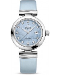Omega De Ville Ladymatic  Automatic Women's Watch, Stainless Steel, Blue Dial, 425.32.34.20.57.003