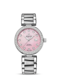Omega De Ville Ladymatic  Automatic Women's Watch, Stainless Steel, Pink Dial, 425.35.34.20.57.001