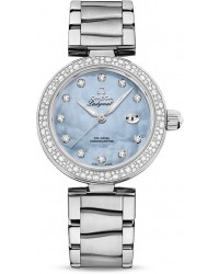 Omega De Ville Ladymatic  Automatic Women's Watch, Stainless Steel, Blue Dial, 425.35.34.20.57.003