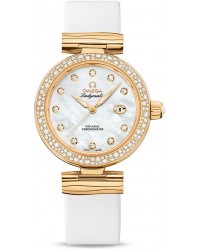 Omega De Ville  Automatic Women's Watch, 18K Yellow Gold, Mother Of Pearl Dial, 425.67.34.20.55.007