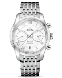 Omega De Ville  Chronograph Automatic Men's Watch, Stainless Steel, Silver Dial, 431.10.42.51.02.001