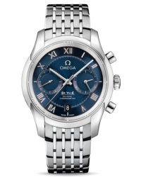 Omega De Ville  Chronograph Automatic Men's Watch, Stainless Steel, Blue Dial, 431.10.42.51.03.001