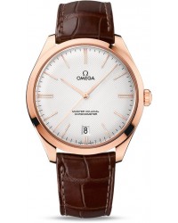 Omega Tresor  Automatic Men's Watch, 18K Rose Gold, Silver Dial, 432.53.40.21.02.002