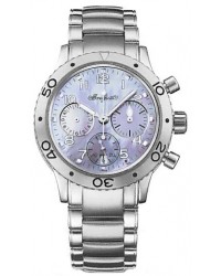 Breguet Type XX  Chronograph Automatic Women's Watch, Stainless Steel, Mother Of Pearl Dial, 4820ST/59/S76