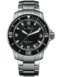 Blancpain Fifty Fathoms  Automatic Men's Watch, Stainless Steel, Black Dial, 5015-1130-71