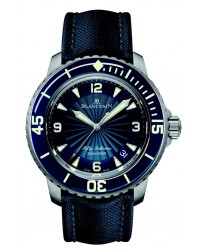 Blancpain Fifty Fathoms  Automatic Men's Watch, Stainless Steel, Blue Dial, 5015D-1140-52B