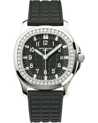 Patek Philippe Aquanaut  Quartz Women's Watch, Stainless Steel, Black Dial, 5067A-001
