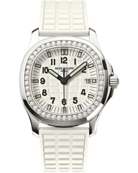 Patek Philippe Aquanaut  Quartz Women's Watch, Stainless Steel, White Dial, 5067A-011