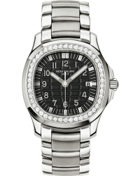Patek Philippe Aquanaut  Quartz Women's Watch, Stainless Steel, Black Dial, 5087/1A-001